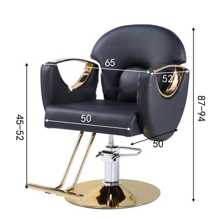 Hydraulic Barber Chair  Size