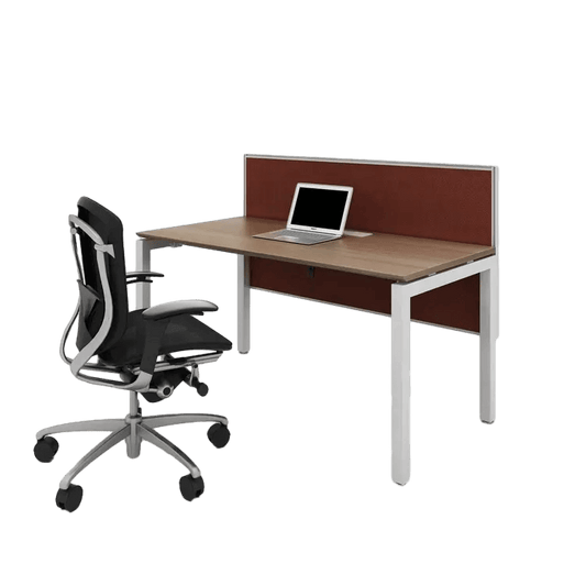 red Single Office Desk